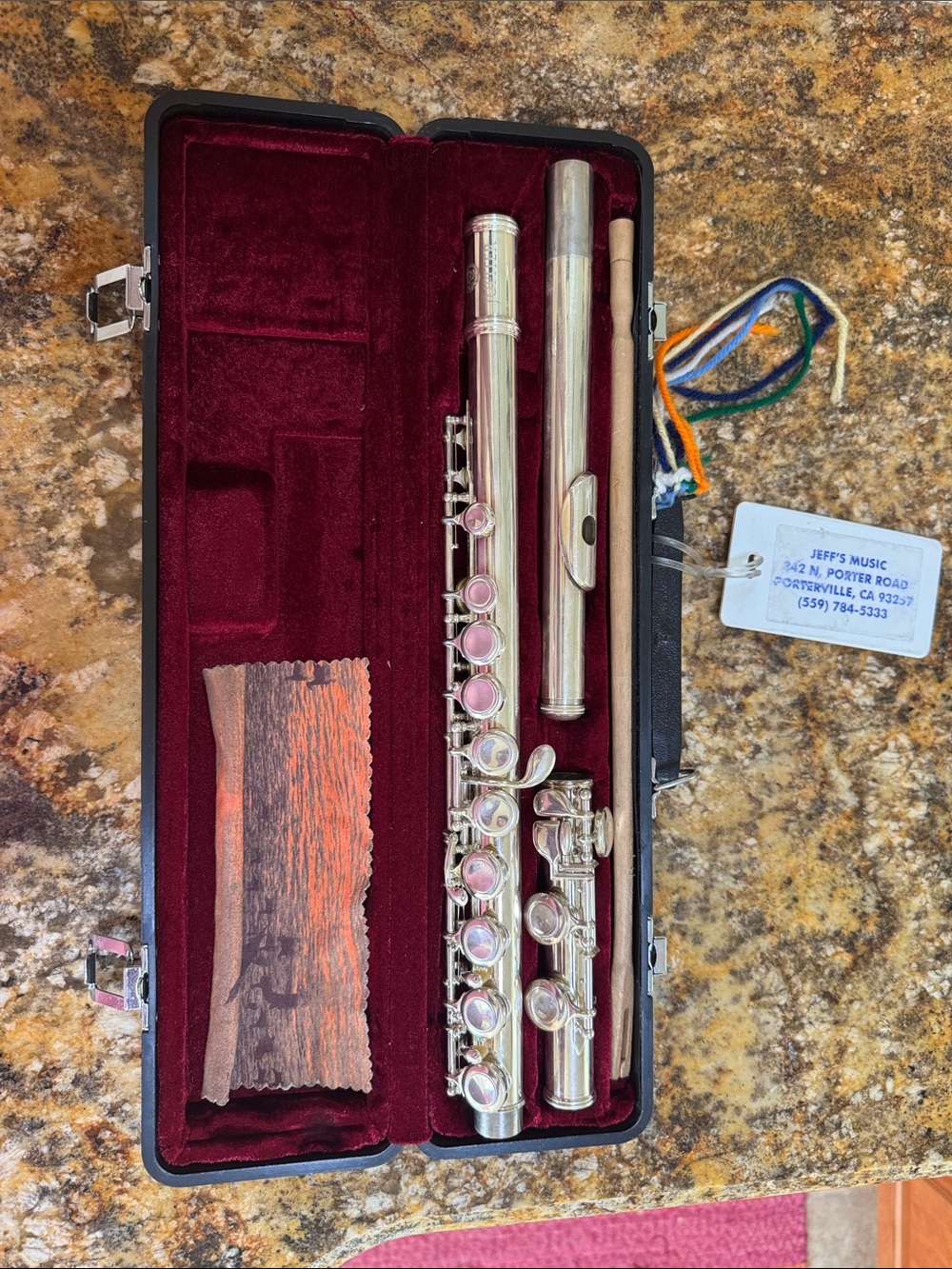 Jupiter Silver Flute with Engraved Logo - 507